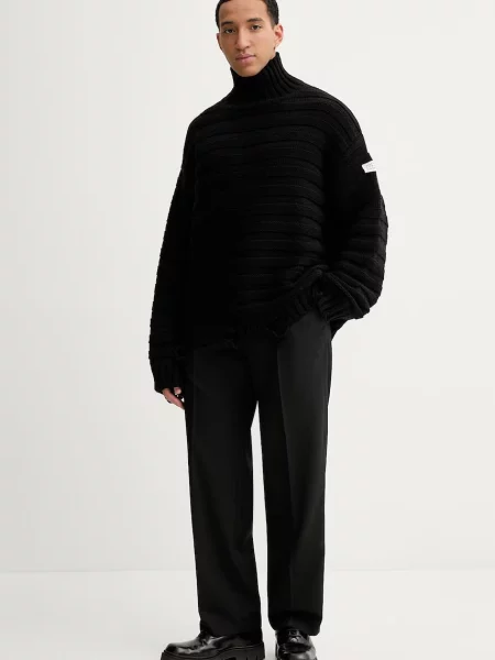 Maison Margiela sweter wełniany czarny