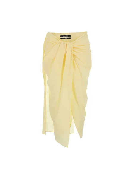 Spódnica Jacquemus żółta