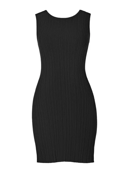 Imily Bela Rochie tricotat negru
