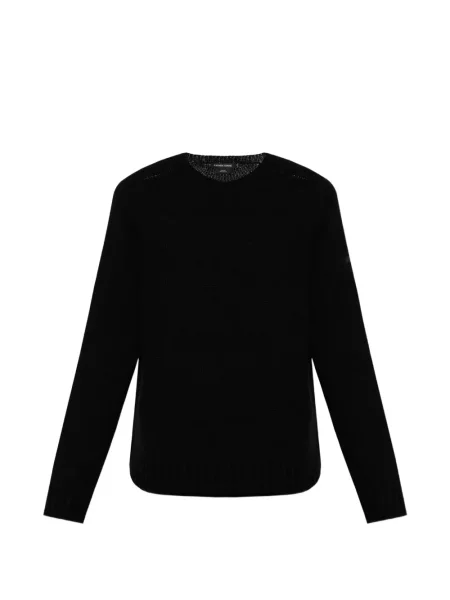 Pulover Canada Goose cu autograf negru