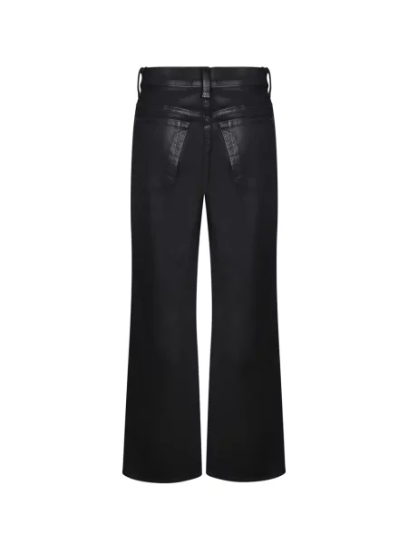 Blugi cu picior larg 7 For All Mankind negru