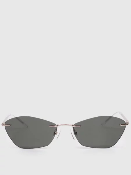 Сріблясті сонцезахисні окуляри T-Bar Slim Alexander Mcqueen