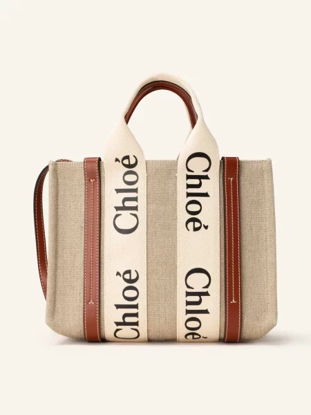 Chloé Torba Na Ramię beige biała