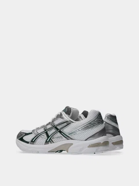 Кожаные кроссовки Asics белые