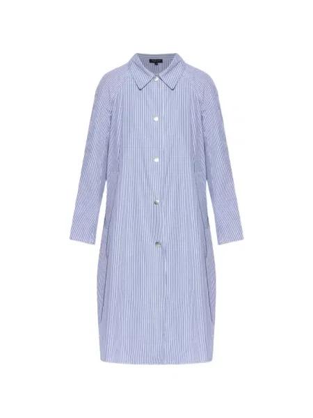 Palton Rag & Bone cu dungi albastru