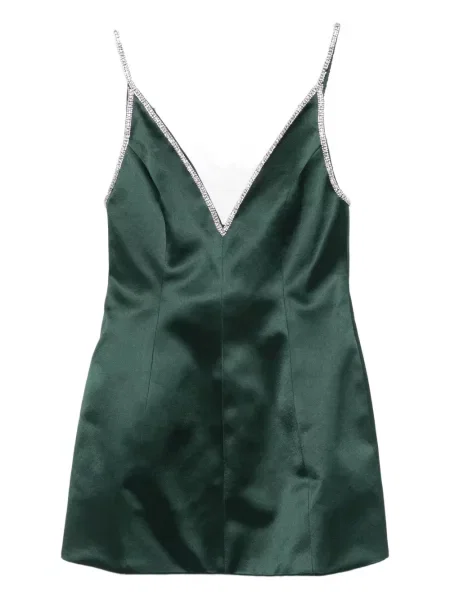 Rochie mini Retrofete de costum verde