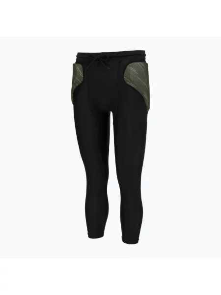 Spodnie bramkarskie Reusch Padded Eco Short black/desert green czarne