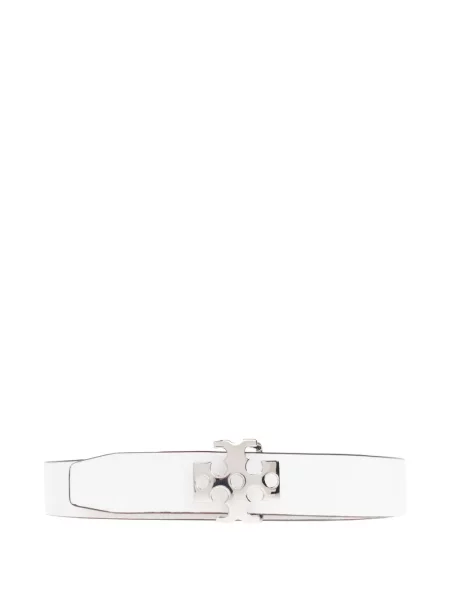 Curea Tory Burch din piele alb