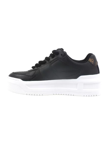 Sneakersy Guess na platformie czarne