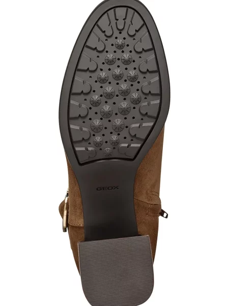 Замшеві черевики Geox D WALK PLEASURE 55 блок коричневий