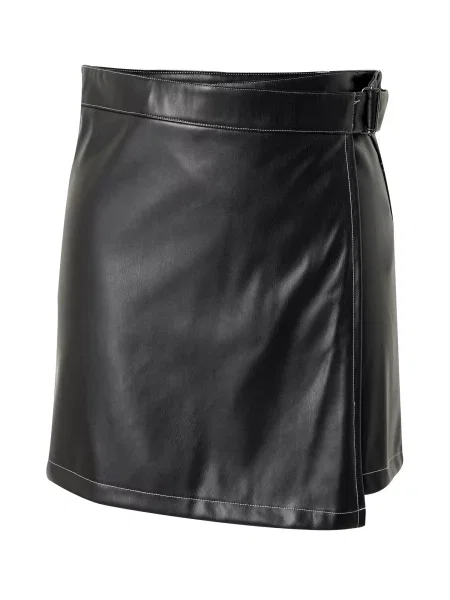 Noisy May Műbőr szoknya Mandy fekete