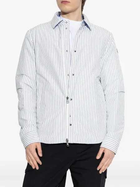 Geacă Moncler cu dungi alb