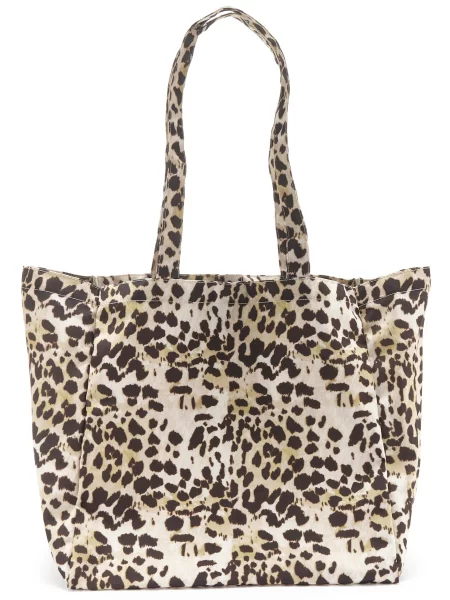 LSCN by LASCANA Shopper béžová / tmavomodrá biela