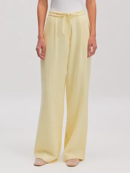 EDITED Pantaloni Louisa pastel galben