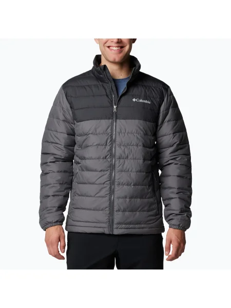 Columbia Powder Lite II férfi pehelypaplan dzseki city grey/ shark. Méret: L szürke