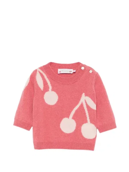 Sweter dziecięcy Bonpoint różowy