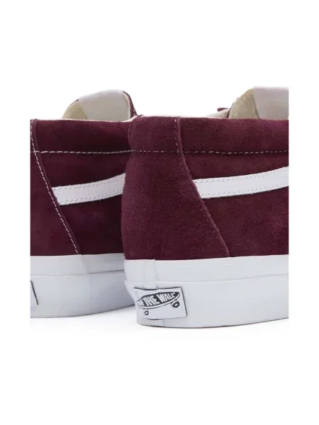 Sneakersy Vans zamszowe czerwone