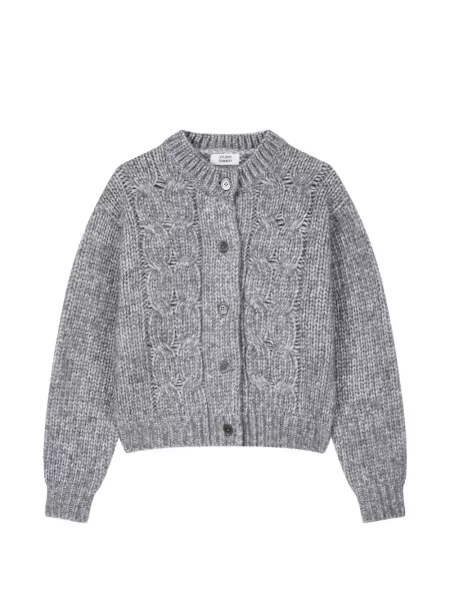 Cardigan Tomboy tricotate gri
