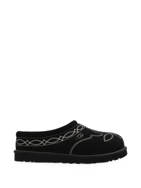 Papuci de casă Ugg din piele de căprioară negru