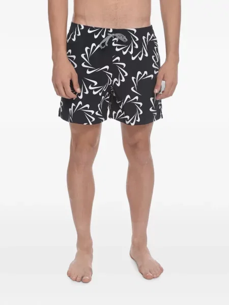 Scurt chiloți Nike cu imagine cu model floral negru