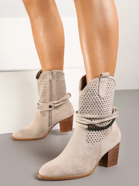 Botine Tulifedi deschis bej