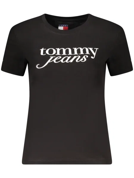 Тениска Tommy Jeans черно