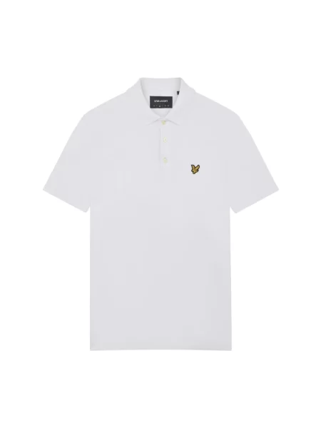 Koszulka polo Lyle & Scott biała