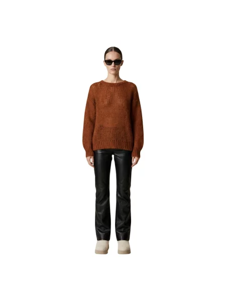Dzianinowy sweter American Dreams pomarańczowy