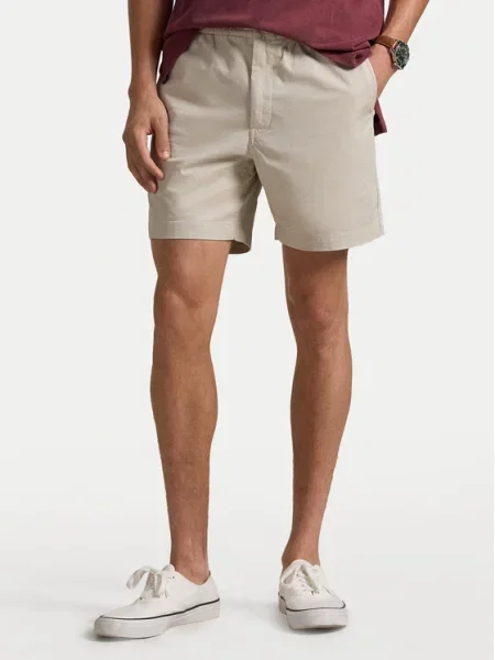 Kratke hlače iz tkanine Polo Ralph Lauren bež