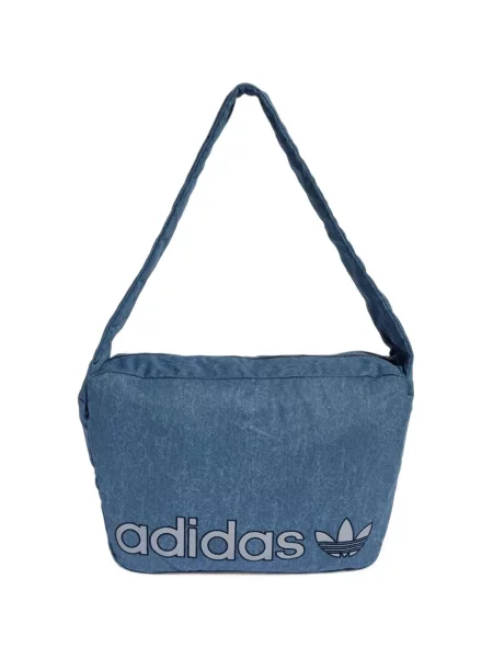 Trčanje hlače Adidas s vezicama plava