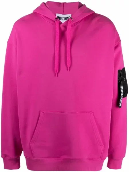 Hanorac cu glugă Moschino roz