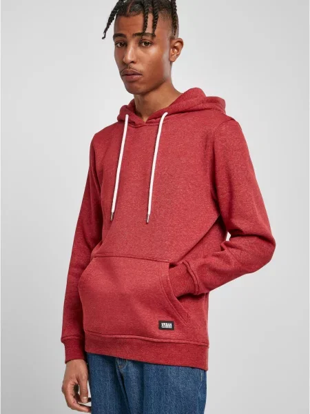 Меланжов суичър с качулка Urban Classics