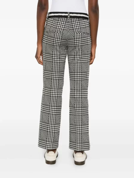 Pantaloni Cambio în carouri negru