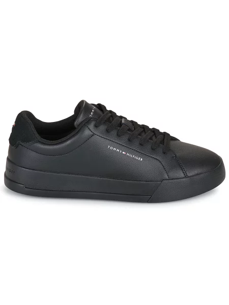 Kožené tenisky Tommy Hilfiger čierna