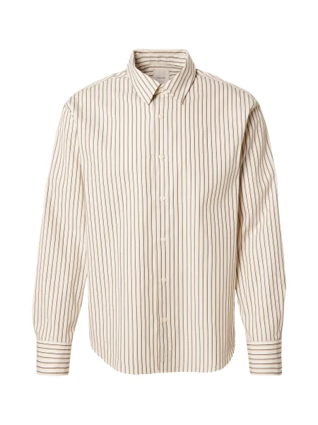 Calvin Klein Srajca svetlo / svetlo rjava / temno rjava bež