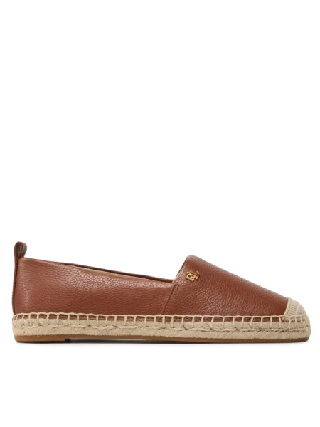Espadryle LAUREN RALPH LAUREN brązowe
