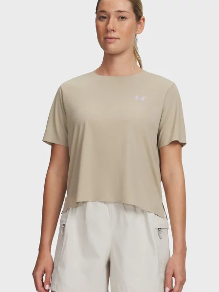 Футболка Under Armour для бега бежевая