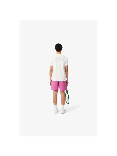 Pantaloni Lacoste roz
