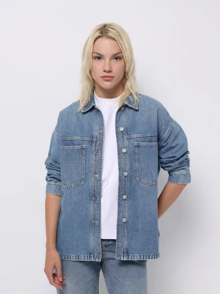 Рубашка Colin's голубая