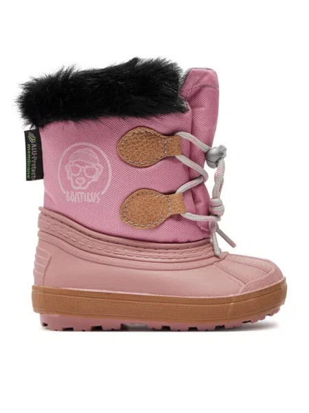 Кожаные ботинки Boatilus розовые