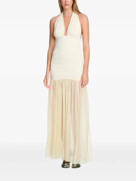 Rochie maxi Axel 113 cu volane