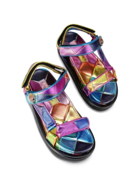 Matlasat sandale Kurt Geiger London albastru