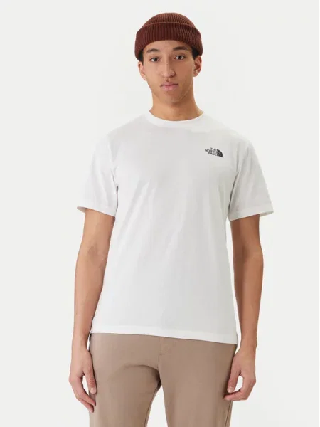 The North Face T-Shirt Vertical biały