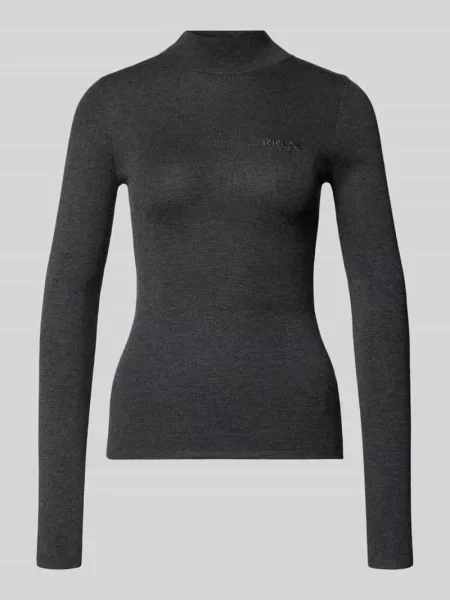 Sweter z dzianiny krój slim fit z mieszanka z domieszką kaszmiru Karo Kauer