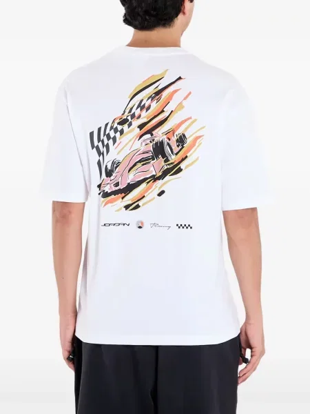 Tricou Jordan cu imagine alb