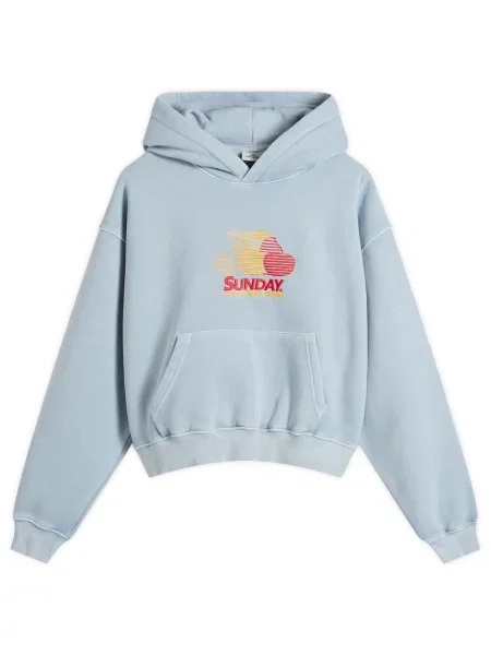 Bluza z kapturem Sundayfruitmarket niebieska