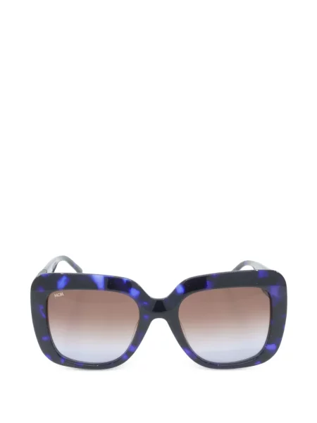 Ochelari de soare Mcm cu imprimeu geometric albastru