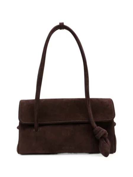Lung geantă Jacquemus din piele maro
