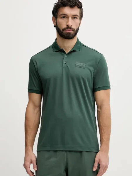 Emporio Armani polo bărbați verde
