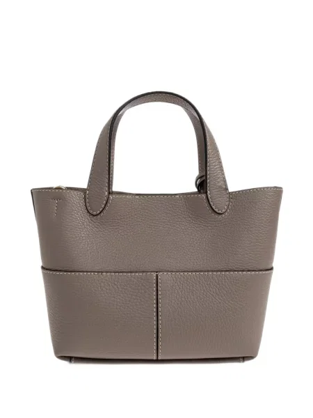 Geantă Furla din piele gri